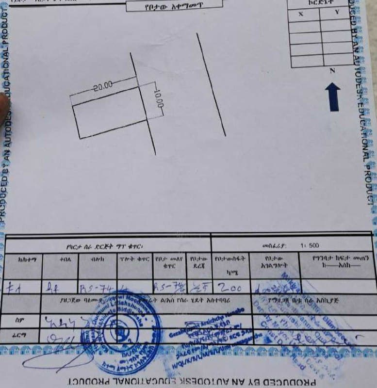 አስቸኳይ ለሽያጭ የቀረበ መሬት - ሃዋሳ ኢንደስትሪ ፖርክ ሳይት 2 — 1