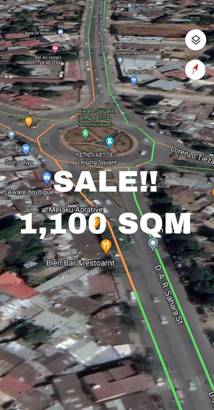 1,000 SQM Plot For Sale In Addis Ababa, Aware — 1