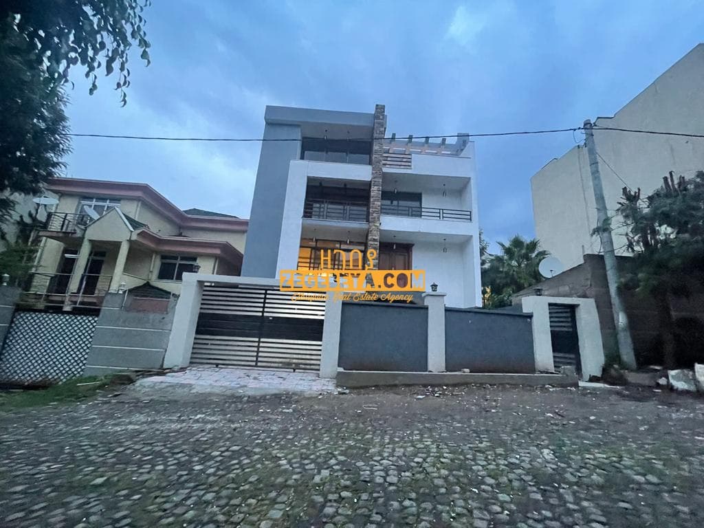 Brand New 5-Bedroom, 6-Bathroom G+3 House for Rent in Addis Ababa near Varnero Residential Compound — 1
