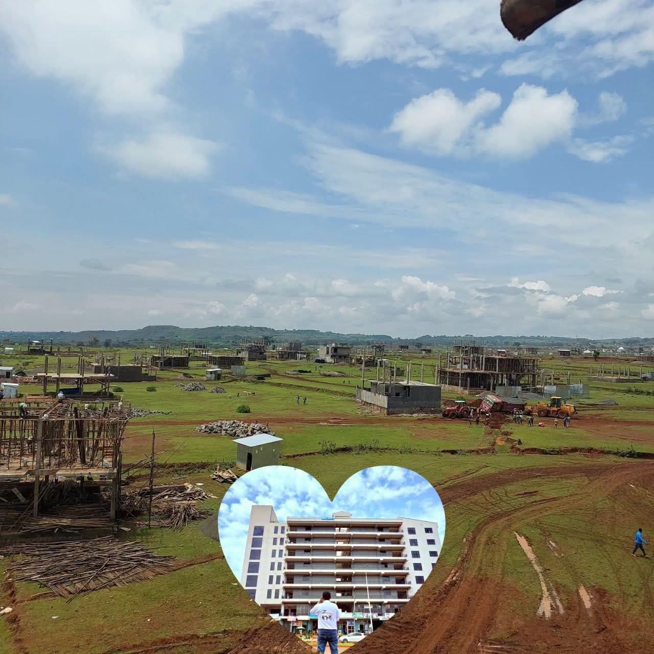 ብሎክ 538 ዘንዘሊማ ክሬሸሩ አካባቢ - 150 ካሬ G+2 የፀደቀ ዲዛይን ቦታ — 1