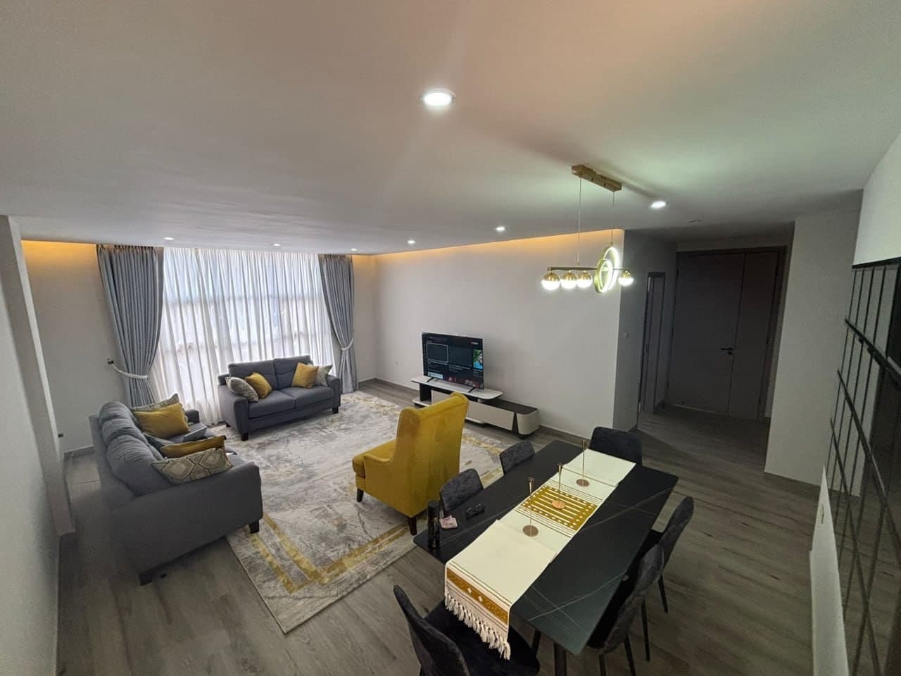 Modern Three Bedroom Furnished Apartment for Rent in Sarbet — 1