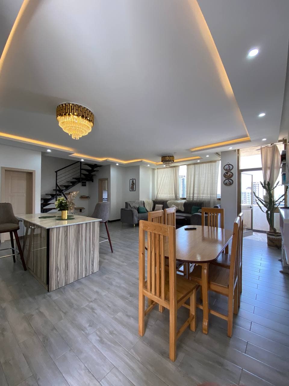 Fully Furnished Duplex Penthouse For Rent - Megenagna — 1