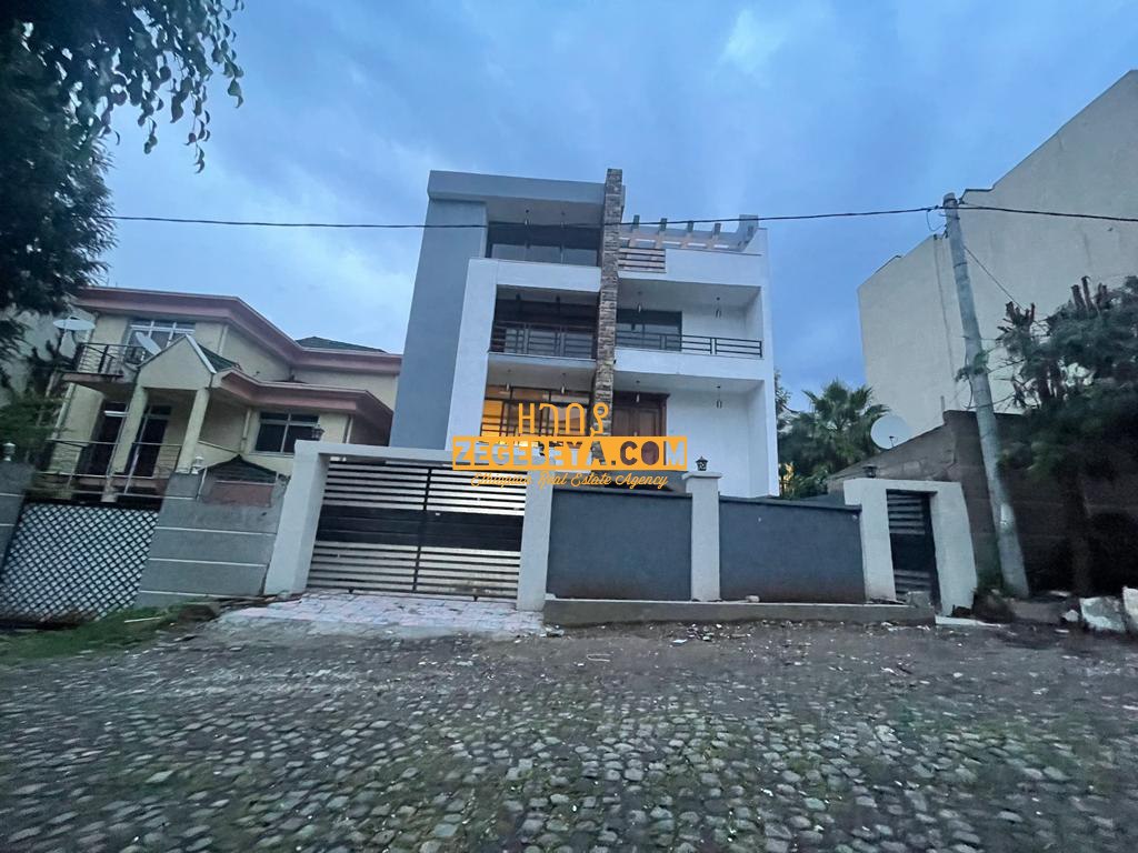 Brand New 5-Bedroom, 6-Bathroom G+3 House for Rent in Addis Ababa near Varnero Residential Compound — 1