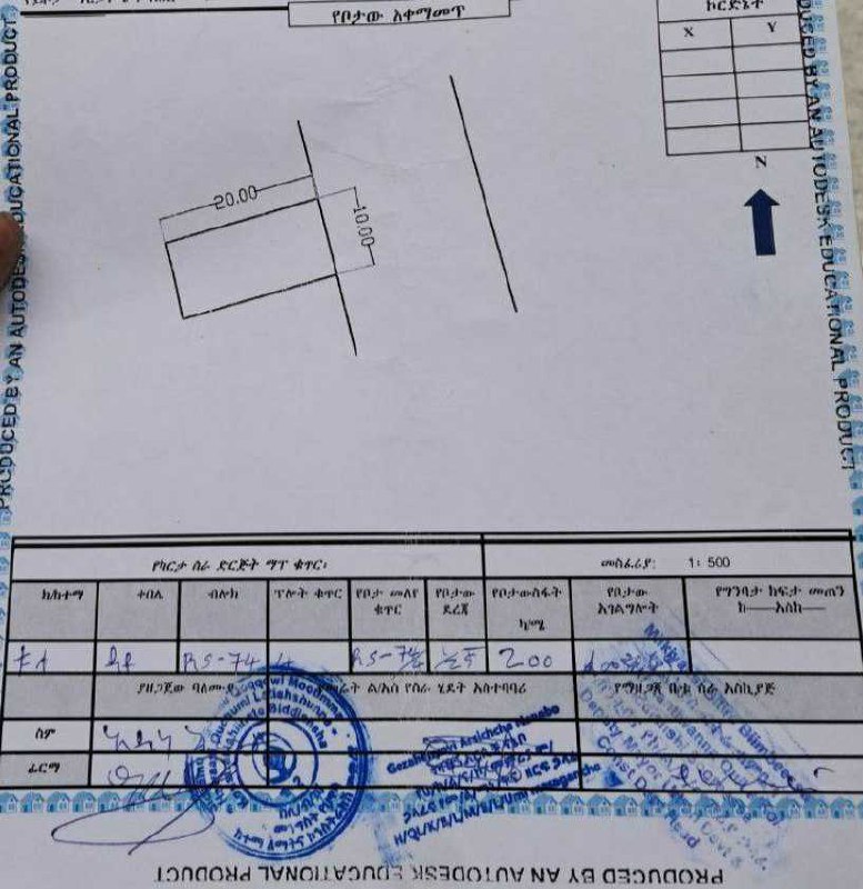 አስቸኳይ ለሽያጭ የቀረበ መሬት - ሃዋሳ ኢንደስትሪ ፖርክ ሳይት 2 — 1